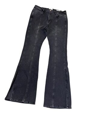 FRAME Le High Flare Jeans 31 Obsidian Clean
